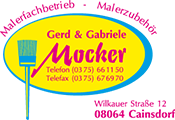 Logo Malerfachbetrieb und -zubehör Mocker